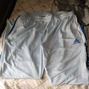 New without tags Adidas track pants light blue